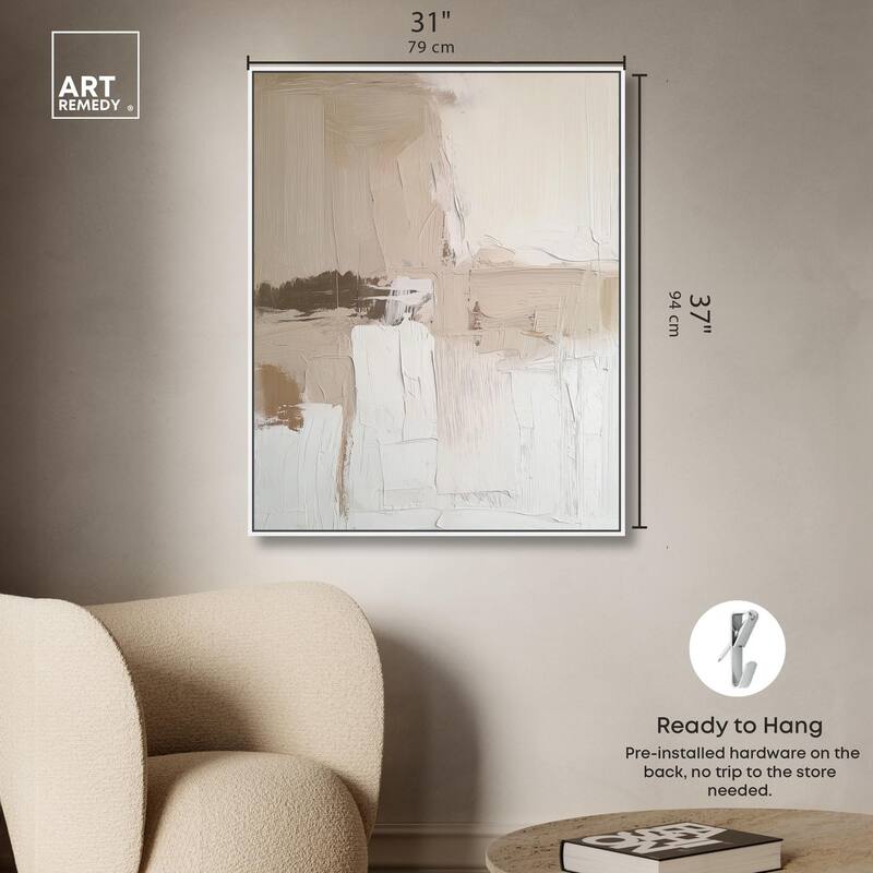 Subtle Earth Tones I Canvas by Art Remedy
