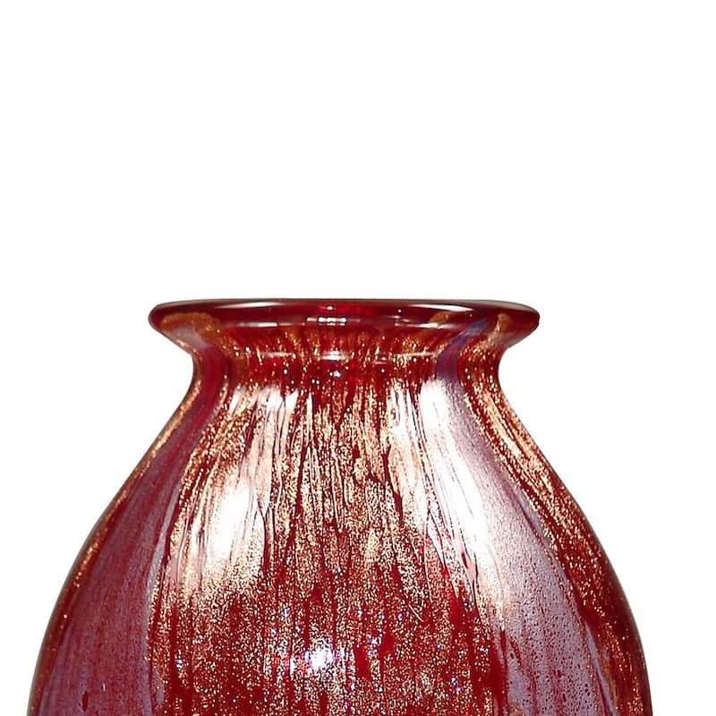 Heathrow Hand Blown Art Glass Vase