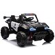 preview thumbnail 41 of 88, Two Seater Kids Ride On Police Car with Lights and Sound Christmas Present