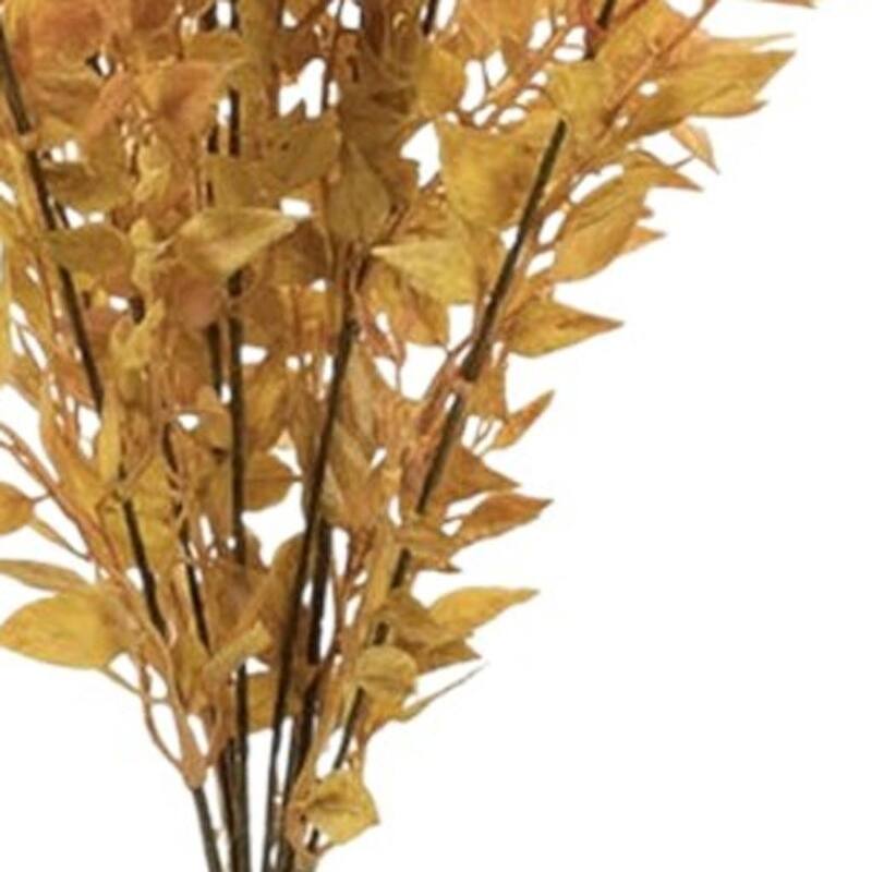 HomeRoots Set of Six Orange And Yellow Fall Foliage Wreath Sprays