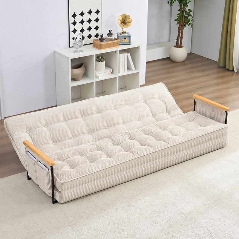 Mixoy Muti-Functional Folding Floor Sofa Bed,3-Seater,2-Seater,1-Seater Lazy Futon Sofa with 6 Position Adjustable Backrest