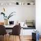 preview thumbnail 70 of 136, Modern Plastic and Wood Dining Chairs (Set of 2)