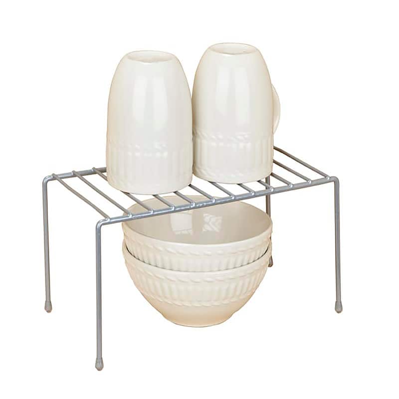 Kitchen Details Grey Iron Small Kitchen Shelf Organizer - 11.02" x 5.51" x 5.31"