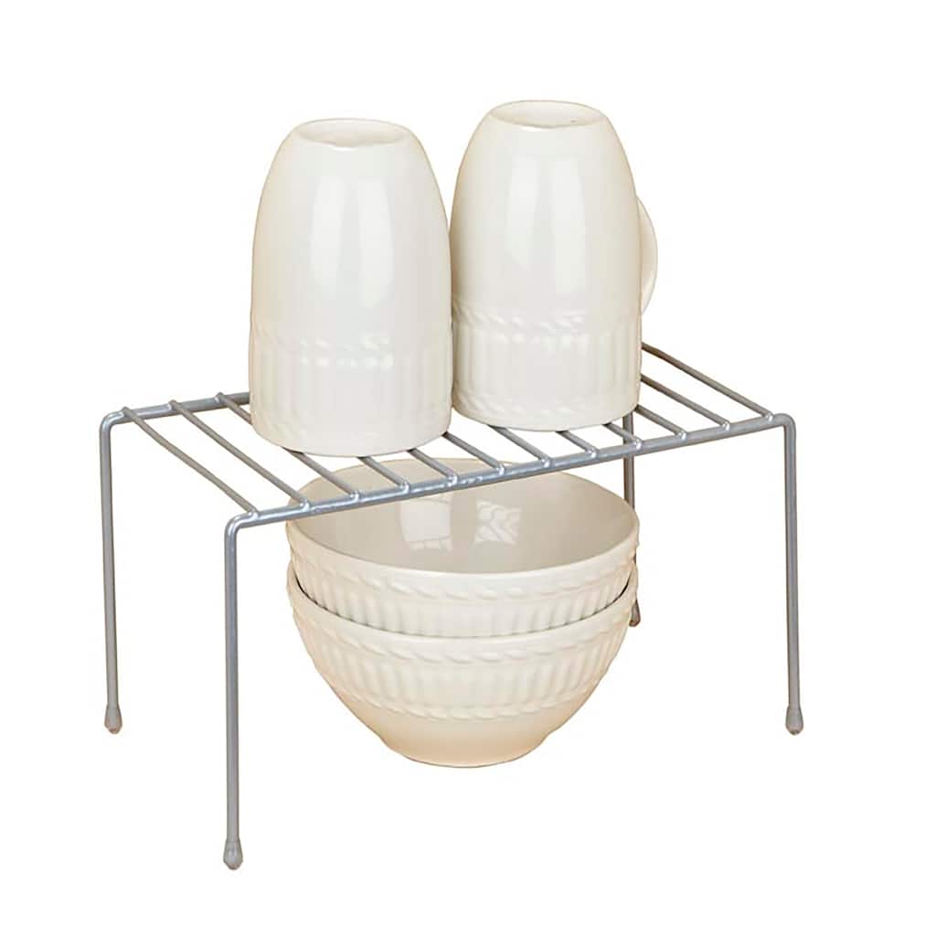 Kitchen Details Grey Iron Small Kitchen Shelf Organizer - 11.02" x 5.51" x 5.31"