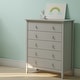preview thumbnail 1 of 1, Snowberry 5-drawer Pine Wood Tall Storage Dresser
