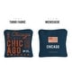 preview thumbnail 2 of 2, Chicago Football Navy Dual Sided Cornhole Bags