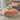 Coral Mid-Century Square Ottoman with Rubberwood Legs by Christopher Knight Home