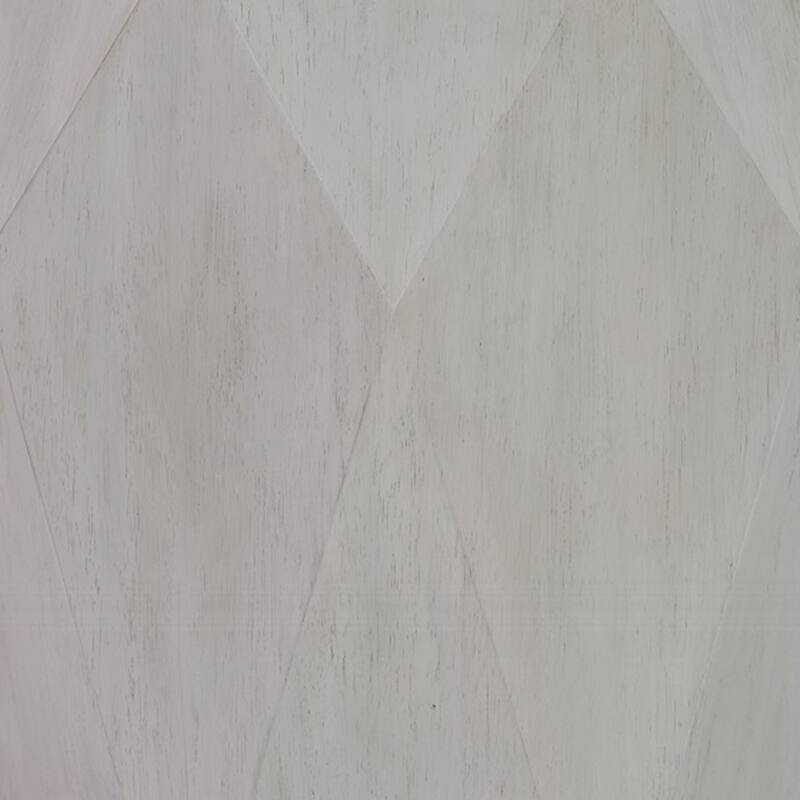 Wooden End Table with Diamond Shape