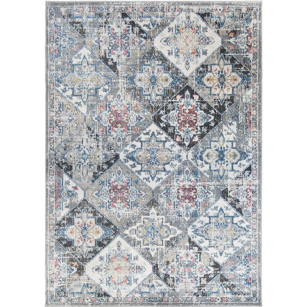 Barcelona Porcelain Gray Transitional Area Rug