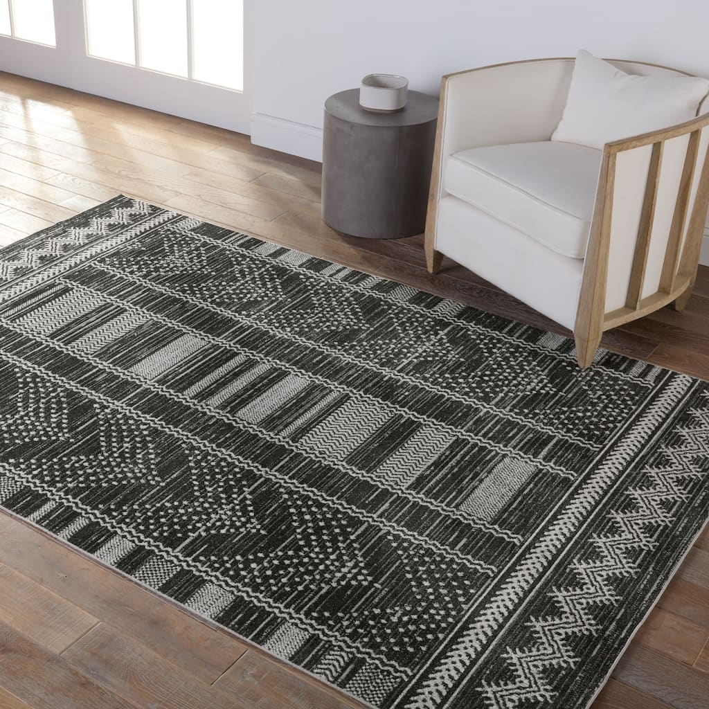 Mateo Machine Washable Tribal Area Rug