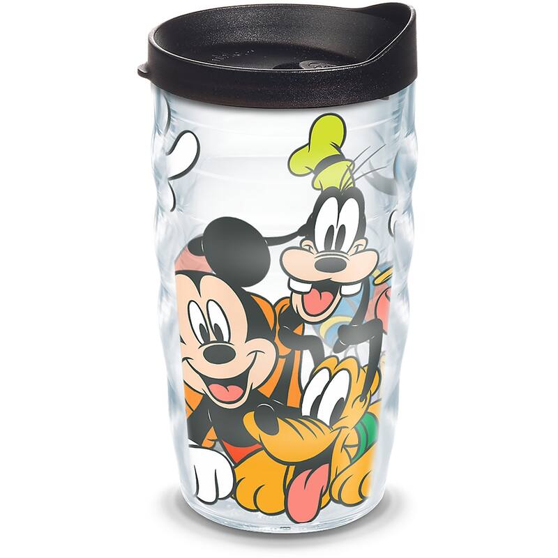Tervis Disney Mickey Group Made in USA Double Walled Insulated Travel Tumbler, Classic - 10oz Wavy