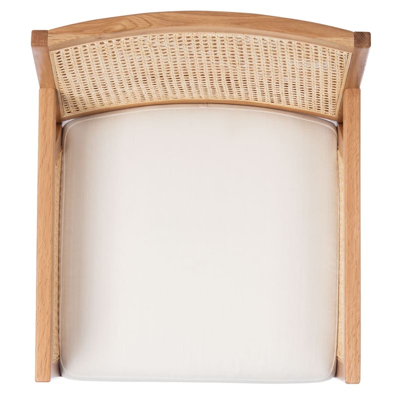 SAFAVIEH Couture Lupita Rattan Dining Chair - 21.9" W x 24.8" L x 33.9" H - 22Wx25Dx34H