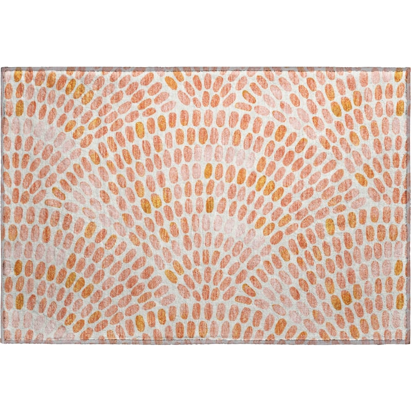 Premium Washable Super Soft Contemporary Mosaic Mayfield Rug