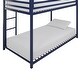 preview thumbnail 19 of 29, Avenue Greene Macie Metal Twin over Twin Bunk Bed