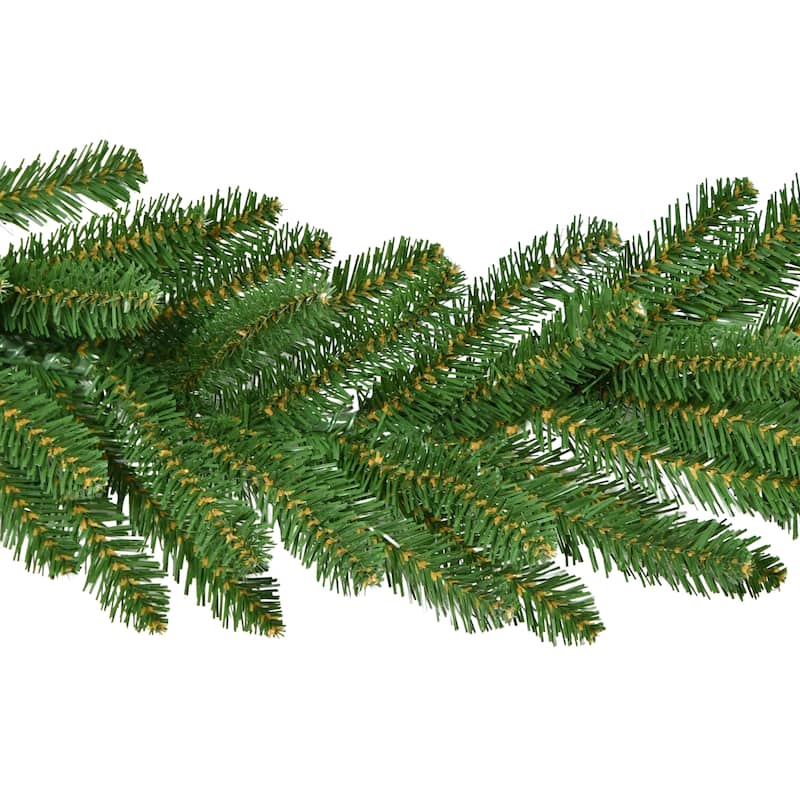 Puleo International 20' x 10" Mountain View Spruce Artificial Green Christmas Garland