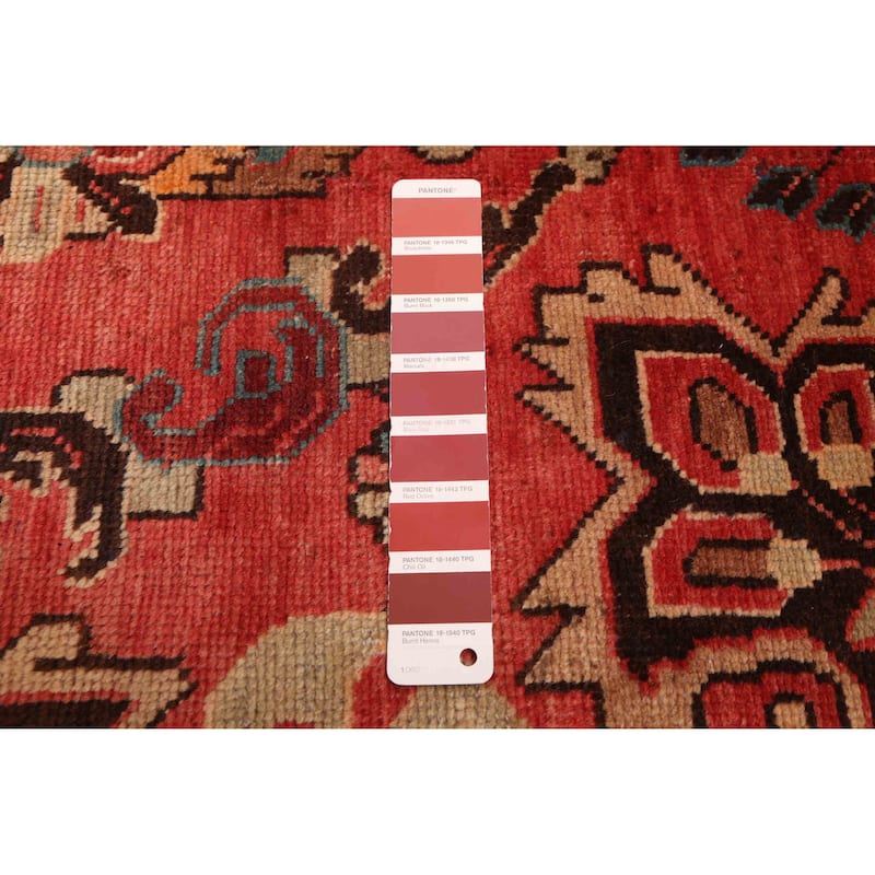 ECARPETGALLERY Hand-knotted Andelz Red Wool Rug - 4'1 x 6'8