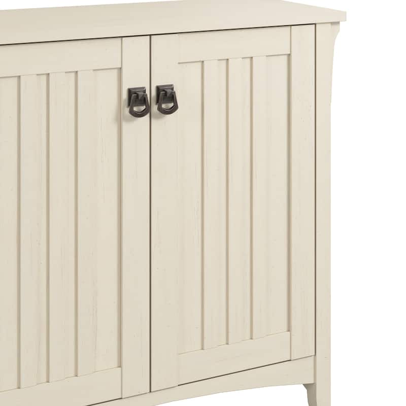 Salinas Small Storage Cabinet with Doors and Shelves by Bush Furniture