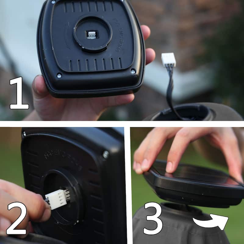 Autlaycil 13 ft Patio Umbrella with Crank For Outdoor Umbrella Base Included