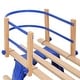 preview thumbnail 1 of 6, vidaXL Backrest for Snow Sledge Removable Backrest for Toboggan Wooden Sledge - 38.8" x 6.3" x 0.1" Blue