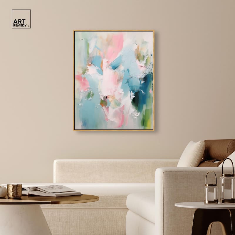 Neon Breeze II Canvas by Art Remedy