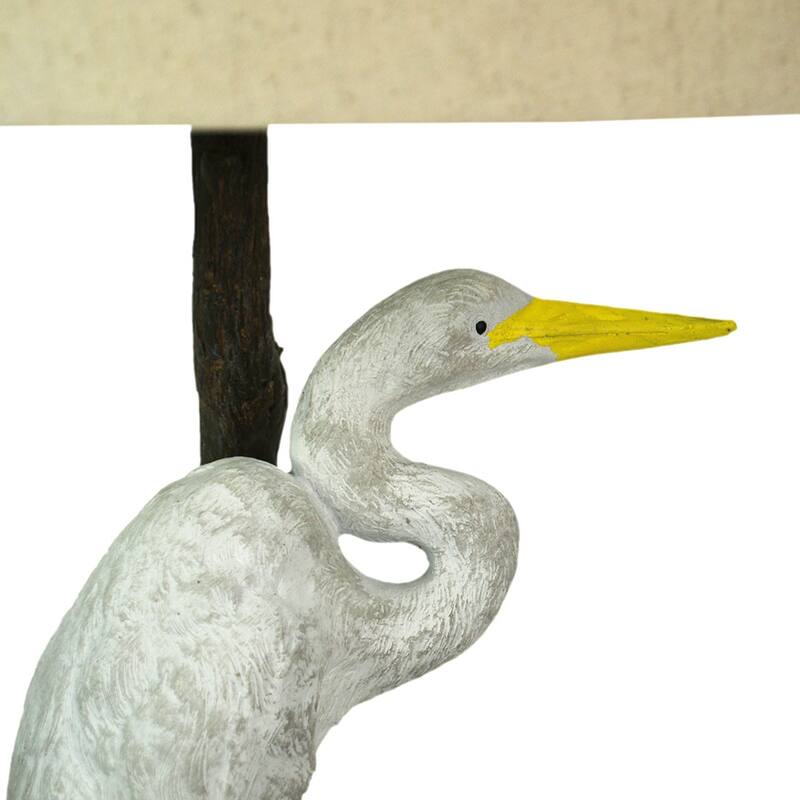 Set Of 2 Heron Table Lamps - 30.5" High - Coastal Bedroom Decor - 30.5 X 14.5 X 14.5 inches