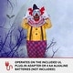 preview thumbnail 5 of 10, Haunted Hill Farm Puddin the Startling Arms Clown by Tekky, Premium Talking Halloween Animatronic, Plug-In or Battery