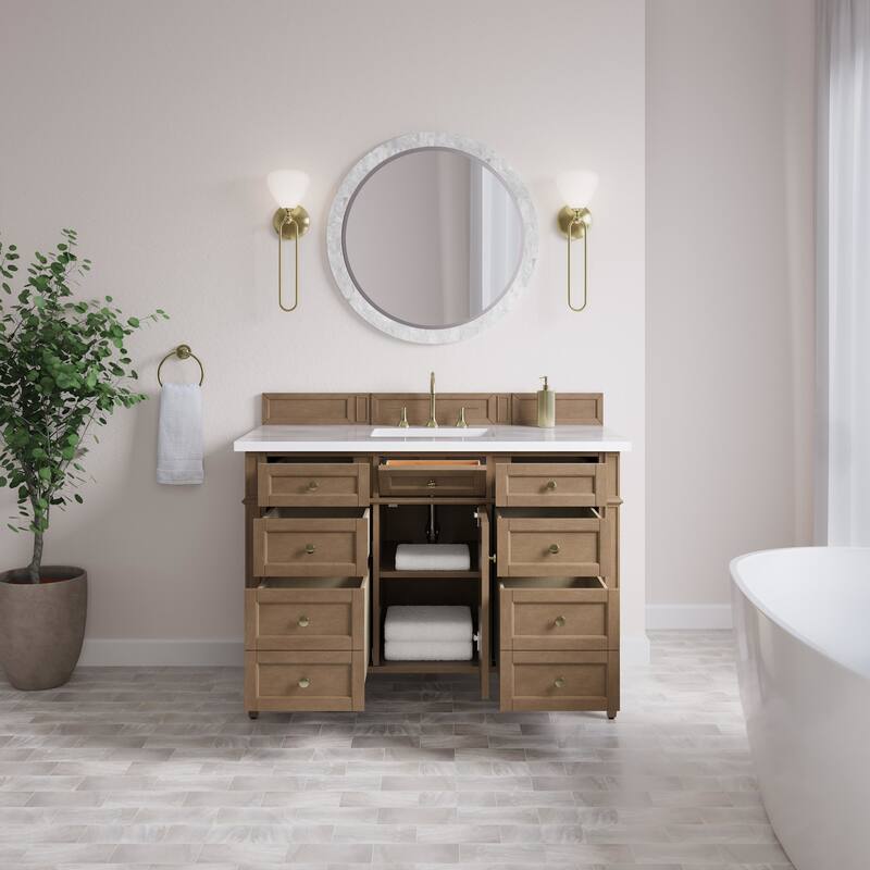 James Martin Vanities 655-V48-3WZ Brittany 48" Free Standing Single