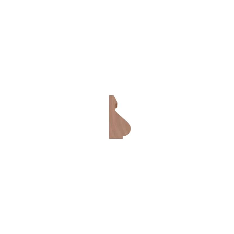 WM163: Americraft Finger-Joint Pine Base Cap Moulding