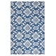 preview thumbnail 82 of 86, SAFAVIEH Handmade Blossom Linna Modern Floral Wool Rug 4' x 6' - Navy/Ivory - Rectangle