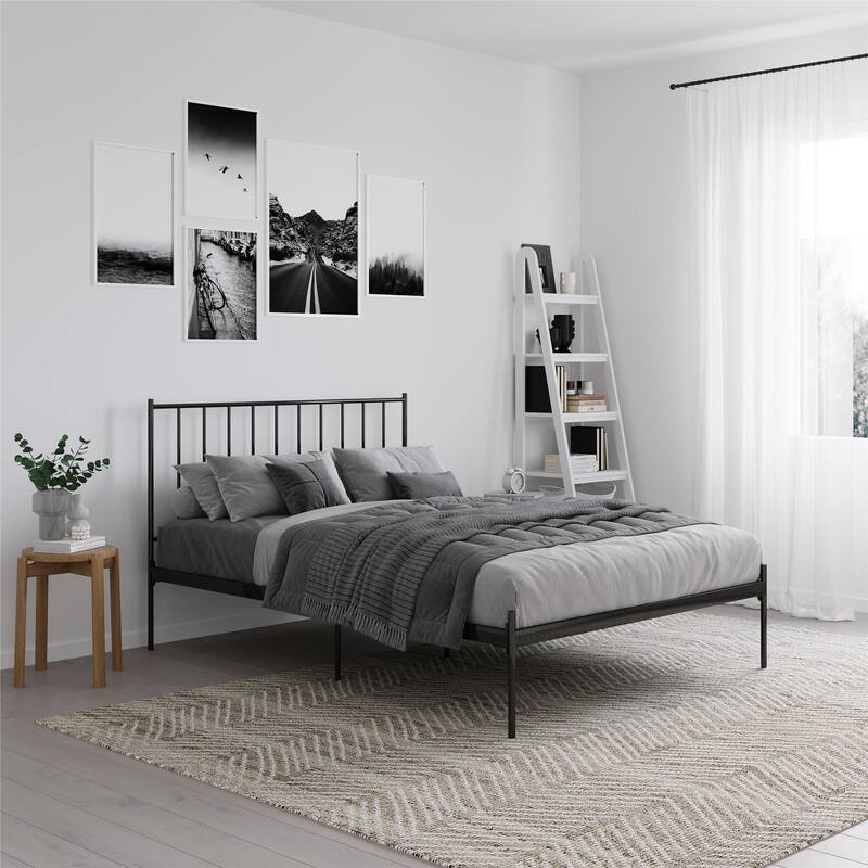 RealRooms Ares Adjustable Height Metal Bed Frame