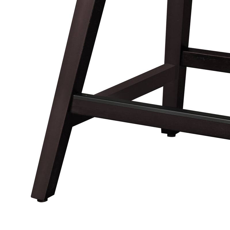 Modern 26 in. H Counter Height Bar Stools Upholstered 360 Free Swivel Counter Stools with Nailhead Trim