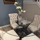preview thumbnail 3 of 99, High-end Tufted Velvet Upholstered Nailhead Dining Chair Set of 6