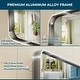 preview thumbnail 3 of 141, Apmir Metal Frame Tempered Glass Bathroom Vanity Mirror for Wall, Cloakroom, Bedroom