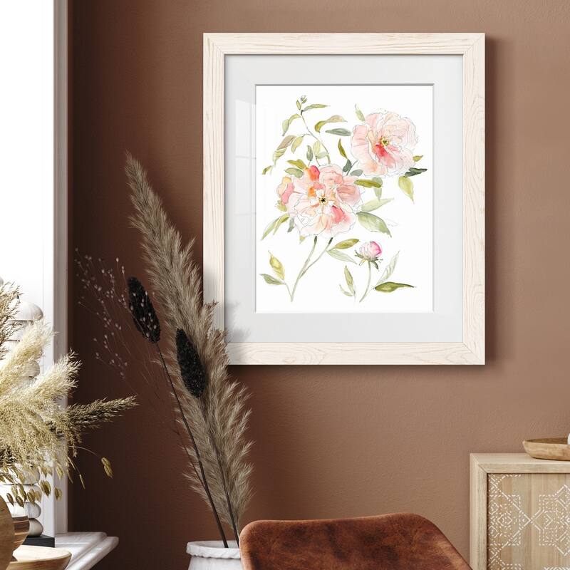 Sketchbook Cottage Rose II-Premium Framed Print - Ready to Hang