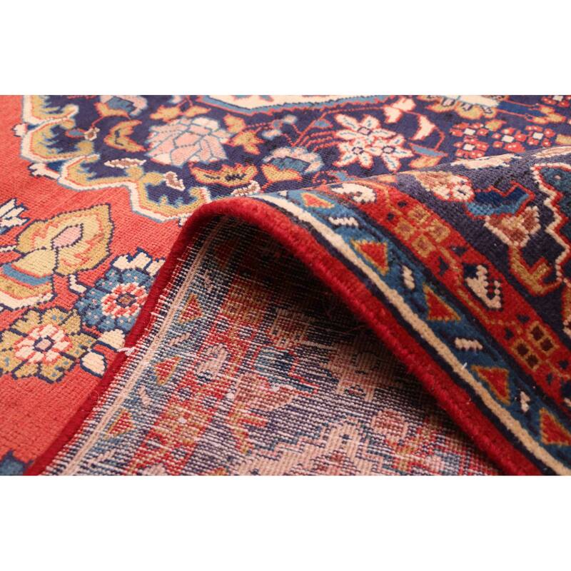 ECARPETGALLERY Hand-knotted Anadol Red Wool Rug - 6'9 x 9'4