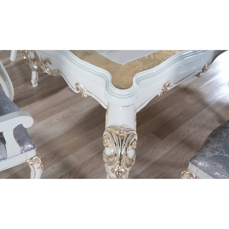 Kelebek Traditional Dining Room Table For 8 People