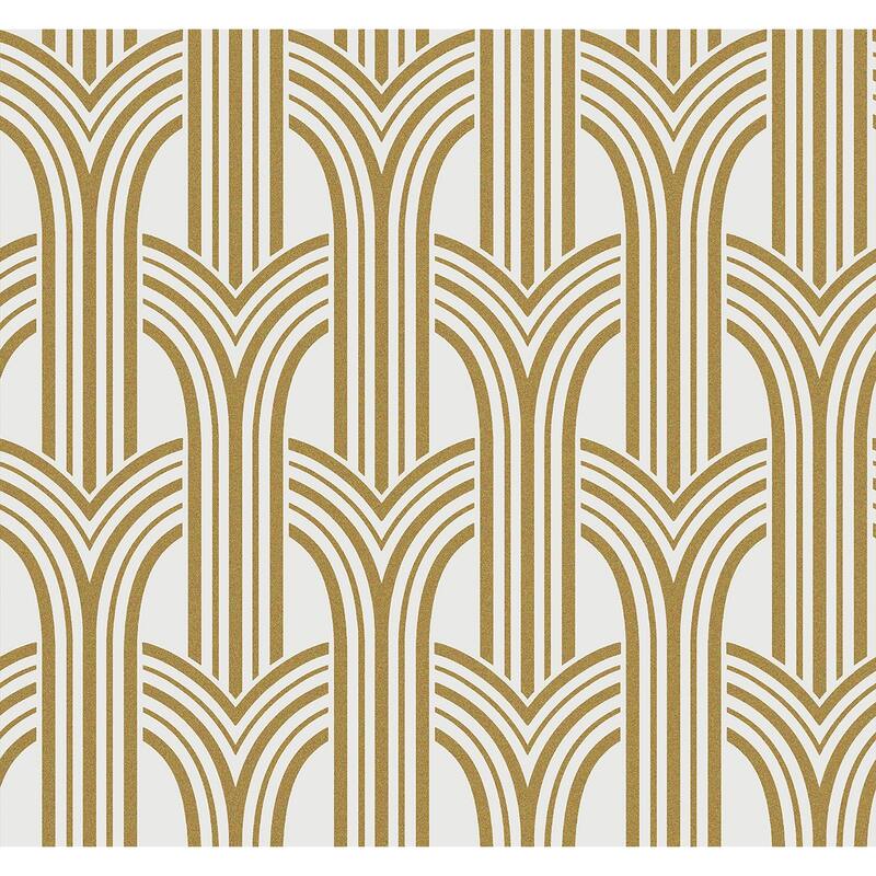 Seabrook Designs Diamond Stripe Glass Beaded Unpasted Wallpaper