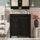 preview thumbnail 6 of 161, GDFStudio - Elysia Wood Bathroom Vanity with Ceramic Sink & Storage Cabinet Organizer