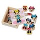 preview thumbnail 1 of 4, Melissa & Doug Disney Minnie Mouse Wooden Mix & Match Dress-Up Puzzle Multi - Kids