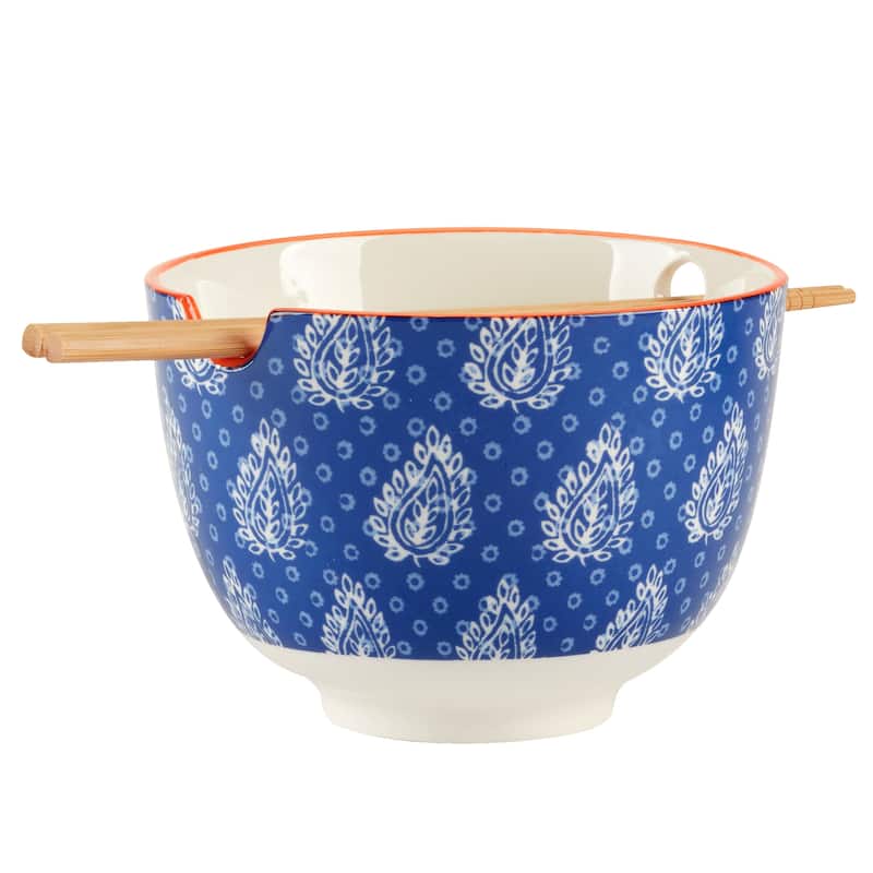 Certified International Carnival Multi Set of 2 Ramen Bowl 2 asst. - 5.75" Diam x 4"