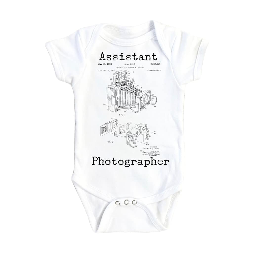 Photographer - Baby Boy Girl Clothes Infant Bodysuit Funny Cute Newborn 1C