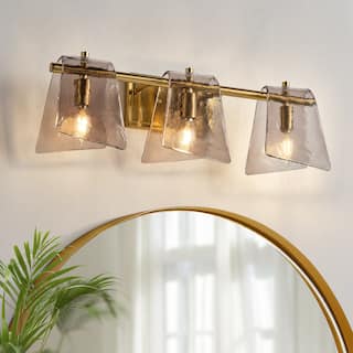 Starsky 3 - Light  Modern Dimmable Gray Glass Bathroom Vanity Light