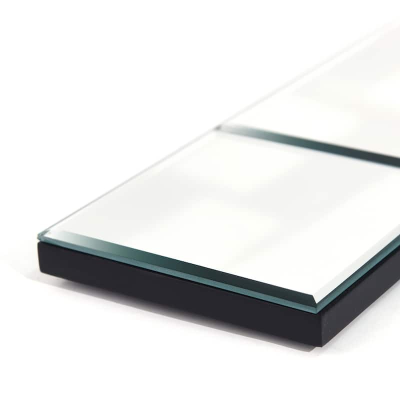 Elegant Cluster Wall Mirror,Beveled Squares Mirror,Bathroom Mirror, 32"x32" - Clear - 32" x 32"