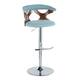 Option Teal Fabric/Walnut/Chrome