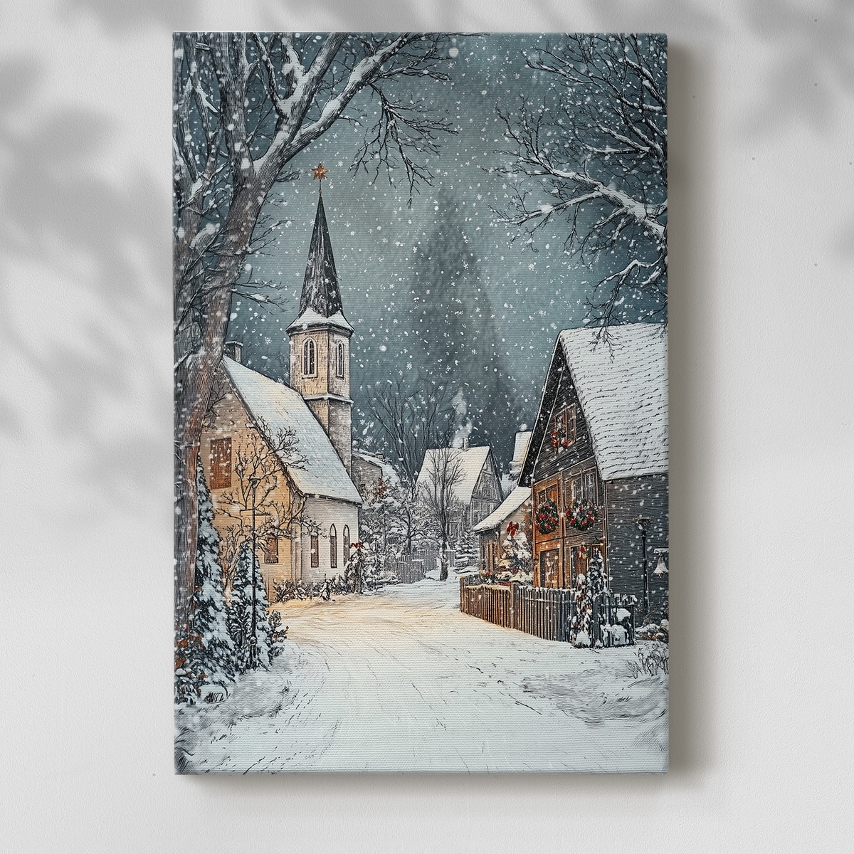 国内外の人気集結！ Art Holiday Christmas - On - DXXI Canvas Wrapped Gallery その他