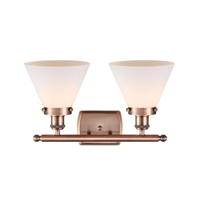 Innovations Lighting Ballston Urban Cone - 2 Light 18" Bath Vanity Light
