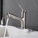 preview thumbnail 16 of 27, 7.8" H Single-Handle Bathroom Sink Faucets with Pull Out Sprayer, Single Hole Vessel Faucet With Deck Plate