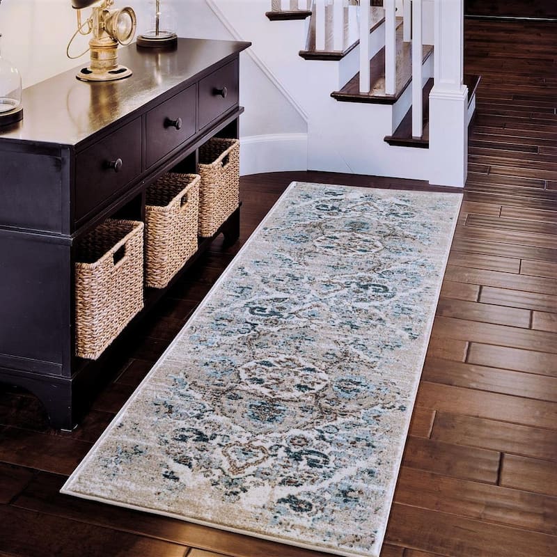 Luxe Weavers Distressed Oriental Area Rug