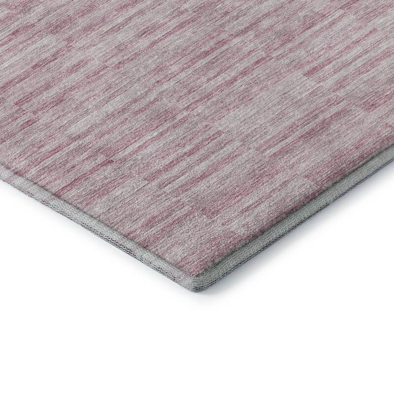 Premium Washable Super Soft Ombre Geo Stripe Mayfield Rug