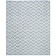 preview thumbnail 40 of 101, SAFAVIEH Handmade Chatham Carlota Modern Moroccan Wool Rug 8' x 10' - Blue/Ivory - Rectangle